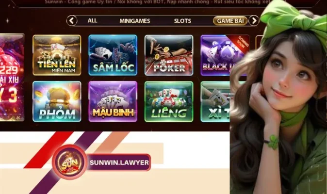 Tại cổng game Sunwin đang cung cấp nhiều thể loại game bài phục vụ anh em giải trí